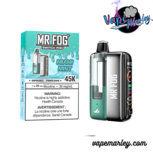 Miami Mint Mr Fog Switch 45K Puffs Disposable Pods Kits