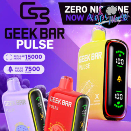 Geekbar 0% Nicotine 15,000 Puff Disposable