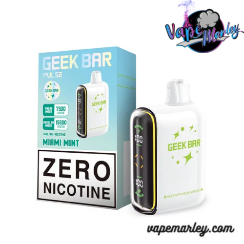 Miami Mint - Geekbar 0% Nicotine 15,000 Puff Disposable