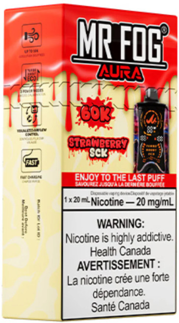 Mr Fog Aura 60K Strawberry Sck
