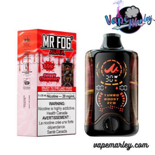 Mr Fog Aura 60K Disposable Vape- Cherry Strawberry