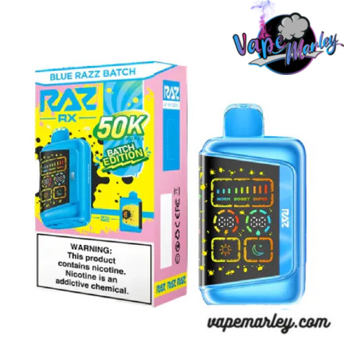 Blue Razz Batch Raz RX 50K Puffs Batch Edition