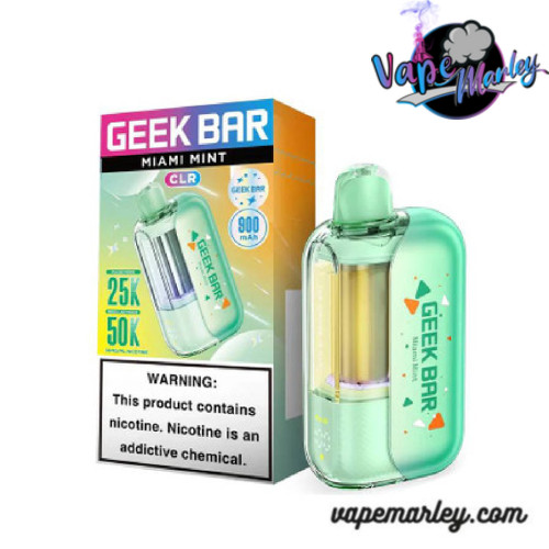 Miami Mint Geek Bar CLR 50K Puffs Disposable Vape