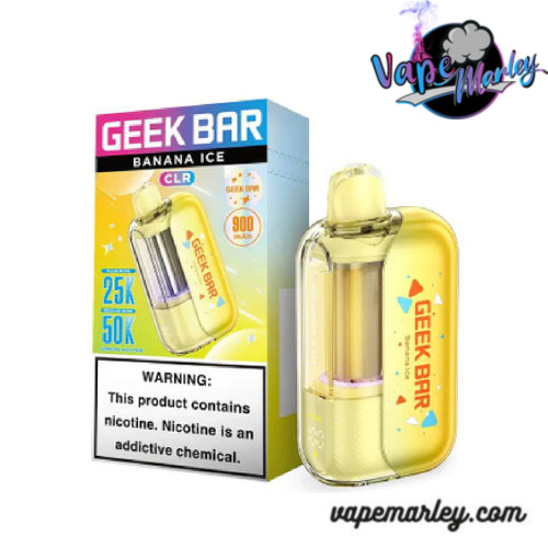 Banana Ice Geek Bar CLR 50K Puffs Disposable Vape