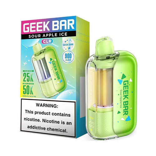 Sour Apple Ice Geek Bar CLR