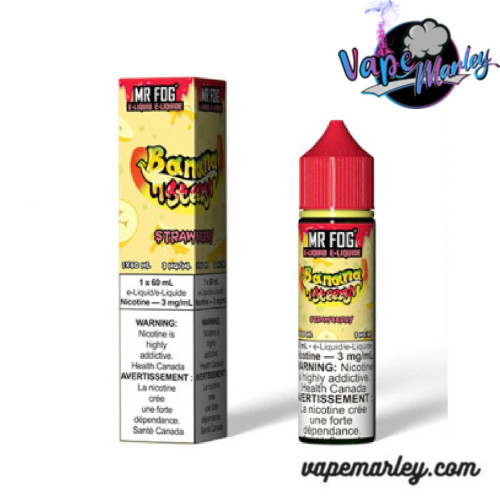 Strawberry Mr Fog Banana Steezy Series E Liquid Vape - 60mL