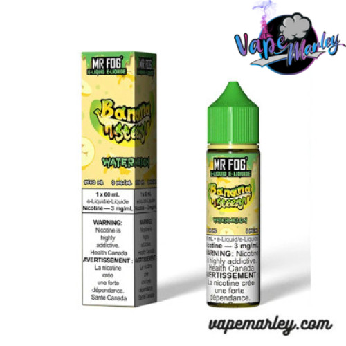 Watermelon Mr Fog Banana Steezy Series E Liquid Vape - 60mL