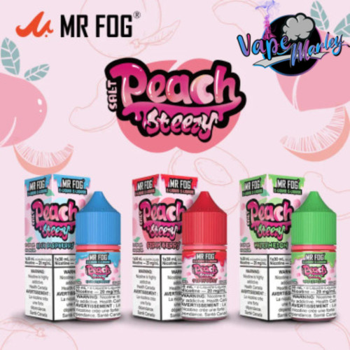 Mr Fog Peach Steezy Salt E Liquid