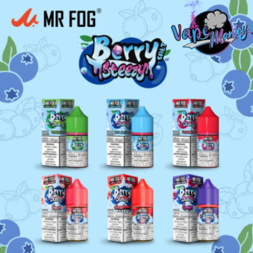 Mr Fog Salt E Liquid Berry Steezy