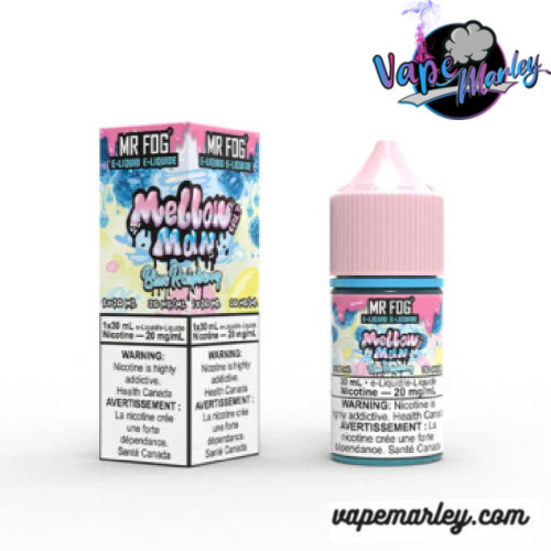 Blue Raspberry Mr Fog Mellow Man Salt