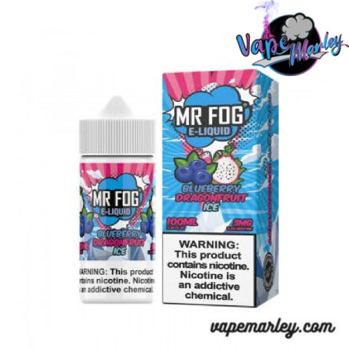 Blueberry Dragonfruit Ice Mr Fog Synthetic E Liquid