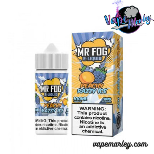 Peachy Razzy Ice - Mr Fog Synthetic E-Liquid -100ML