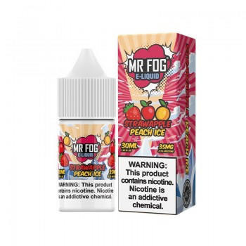 Strawapple Peach Ice - Mr Fog Synthetic E-Liquid -100ML