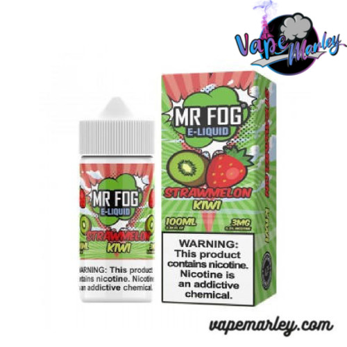 Strawmelon Kiwi - Mr Fog Synthetic E-Liquid -100ML
