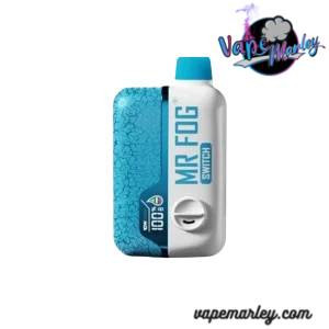 Blue Raspberry Magic Cotton Ice Mr Fog Switch Zero Nicotine 15K Puffs Disposable Vape