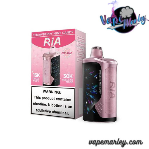 Strawberry Mint Candy RIA NV30K Disposable Vape - 15mL