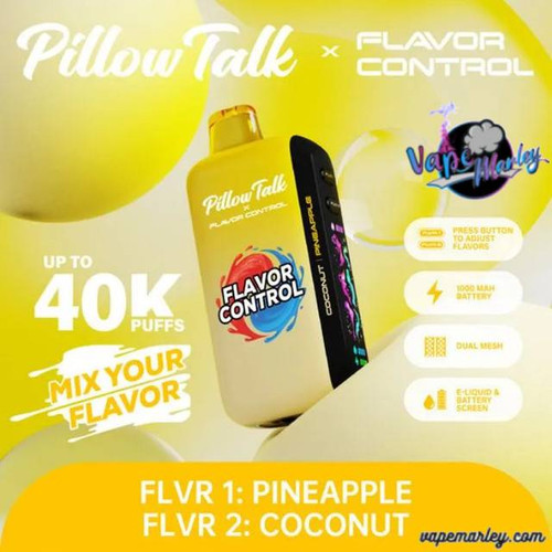 Pineapple + Coconut Pillow Talk IC40K Puffs Mix Flavors Disposable Vape