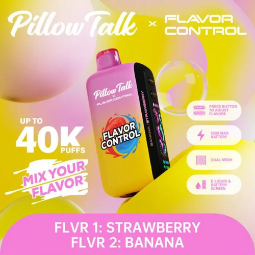 Strawberry + Banana - Pillow Talk IC40K Puffs - Mix Flavors
