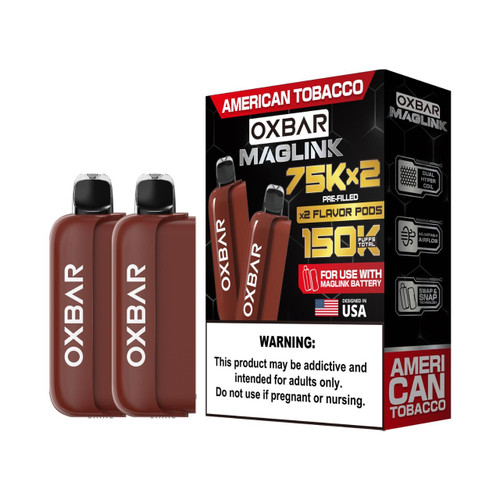 American Tobacco - Oxbar Maglink Nixodine Pod 75K Puffs (Only Pod)