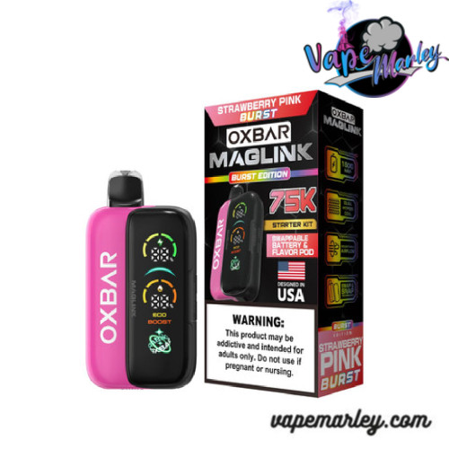 Strawberry Pink Burst Oxbar Maglink Nixodine Kit