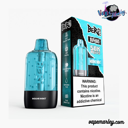 Miami Mint Beri Cliq 50K Puff Disposable Pod Only