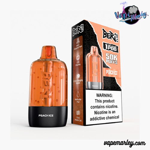 Peach Ice Beri Cliq 50K Puff Disposable Pod Only
