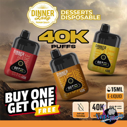 Dinner Lady Desserts 40K Puffs Disposable Vape