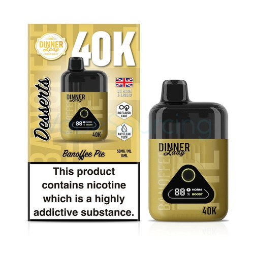 Banoffe Pie - Dinner Lady Desserts 40K Disposable Vape