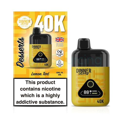 Lemon Tart - Dinner Lady Desserts 40K Disposable Vape
