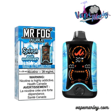 Blue Raspberry Mr Fog Aura Splash