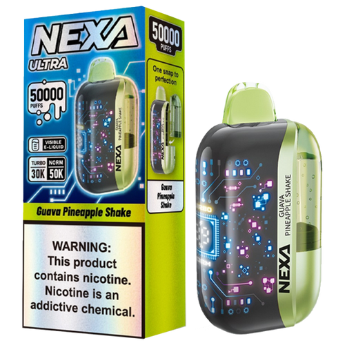 Guava Pineapple Shake Nexa Ultra 50000 Puffs – Disposable Vape