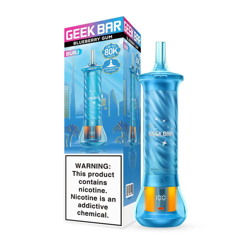 Blueberry Gum – Geek Bar Burj 80k Disposable E-Hookah