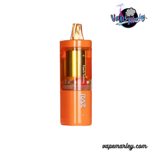 Peach Yummy Raz Vue 50K Puffs Pod