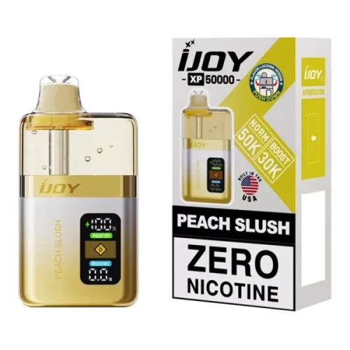 Peach Slush IJoy XP50000 Puff Zero Nicotine
