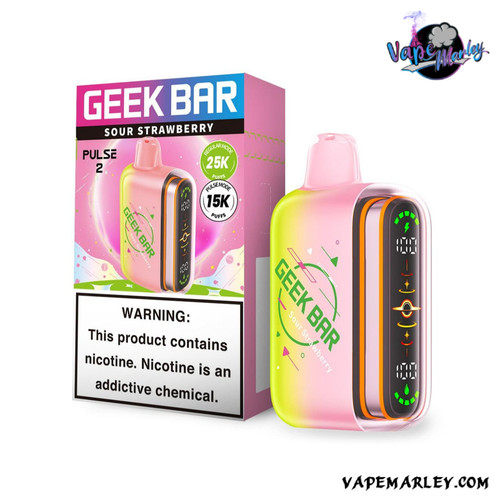 Sour Strawberry Geek Bar Pulse 2