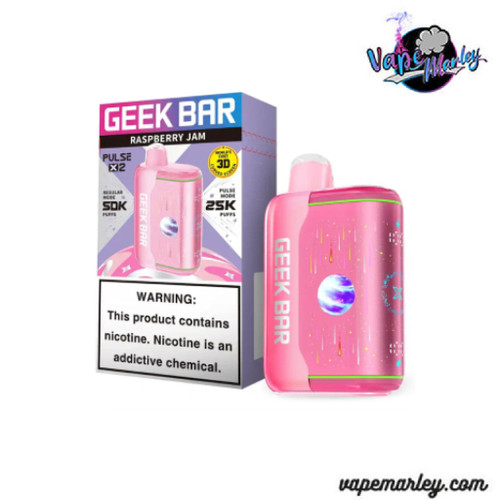 Raspberry Jam Geek Bar Pulse X 2