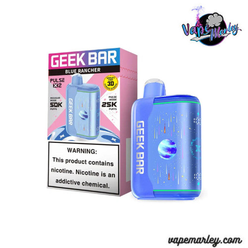 Blue Rancher Geek Bar Pulse X 2 50K Puffs Disposable Vape