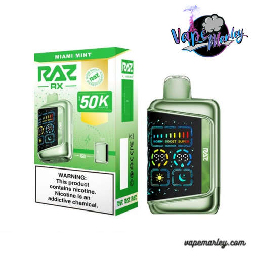 Miami Mint – Raz RX 50K Puffs Disposable Vape