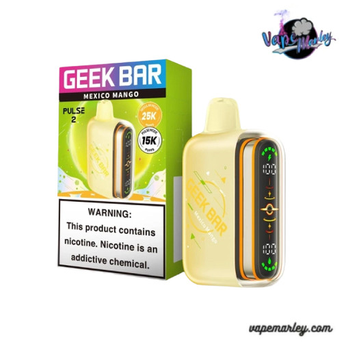 Mexico Mango Geek Bar Pulse 2 25K Puffs Disposable Vape