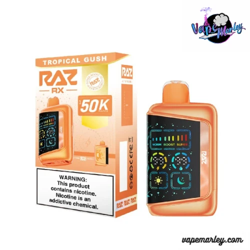 Tropical Gush Raz Rx 50k Puffs Disposable Vape - 19mL