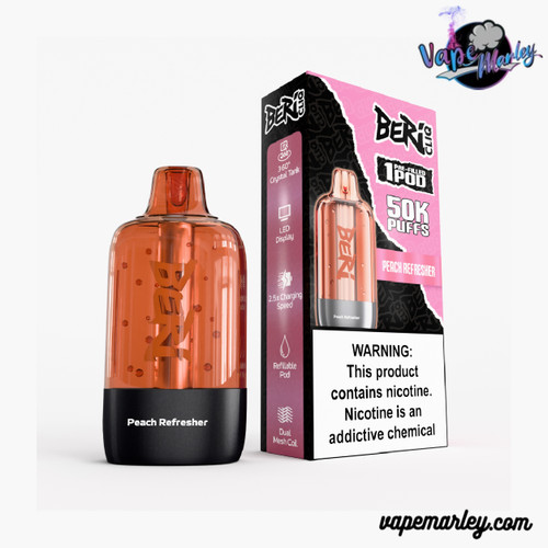 Peach Refresher Beri Cliq 50K Vape Pod