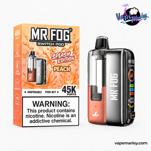 Peach Mr Fog Switch 45K Puffs Spalsh Edition - Pod Kit