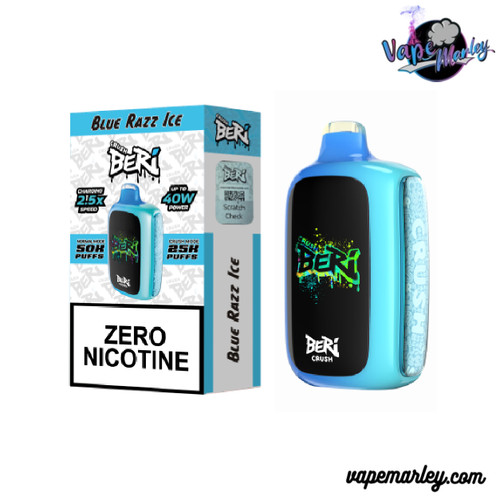 Blue Razz Ice Beri Crush 50K Puffs Zero Nic