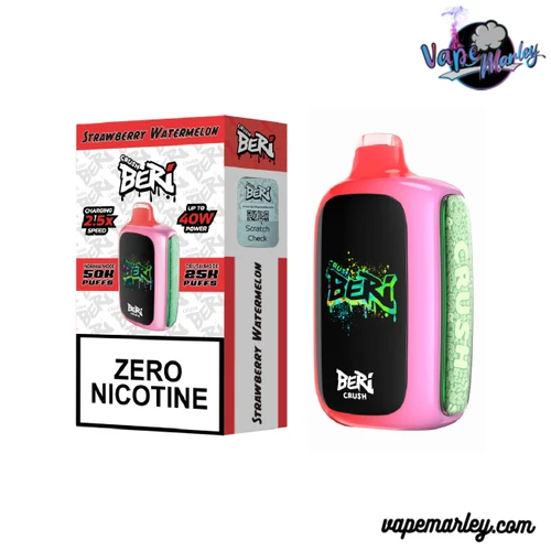Strawberry Watermelon Beri Crush 50K Puffs Zero Nic Disposable Vape