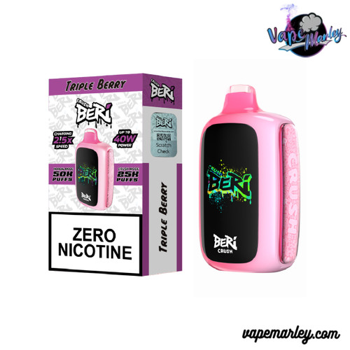 Triple Berry Beri Crush 50K Puffs Zero Nic