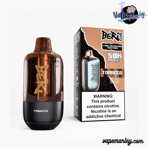 Tobacco Beri Cliq Disposable Kit - 50k Puffs