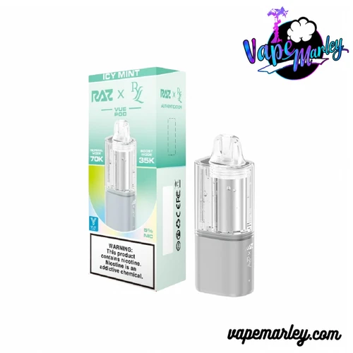 Icy Mint RAZ RYL Vue 70K Puffs Disposable Pod