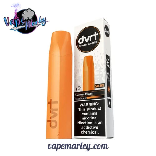 Summer Peach Fifty Bar DVRT 2000 Puffs