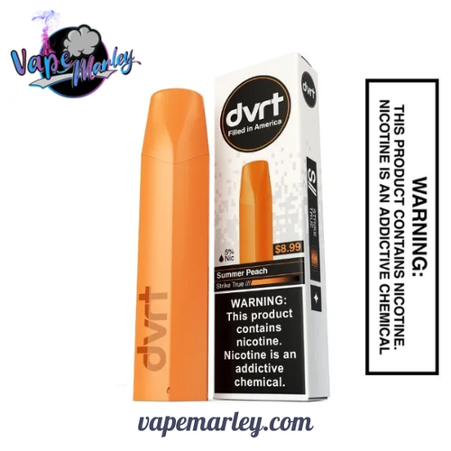 Summer Peach Fifty Bar DVRT 2000 Puffs