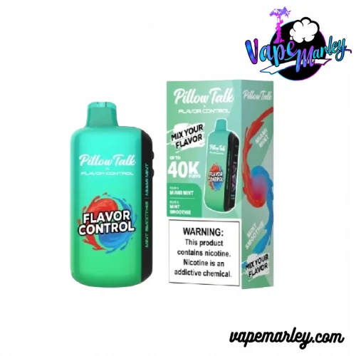 Miami Mint + Mint Smoothie Pillow Talk IC40K Puffs Mix Flavors Disposable Vape